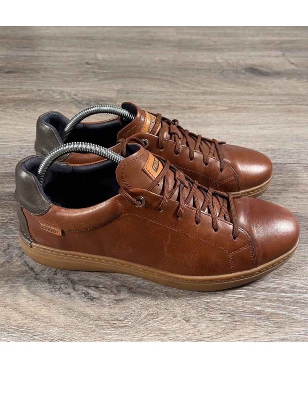 Pikolinos Men's Shoes Lace Up Leather Business Casual 42 (8.5) Brown